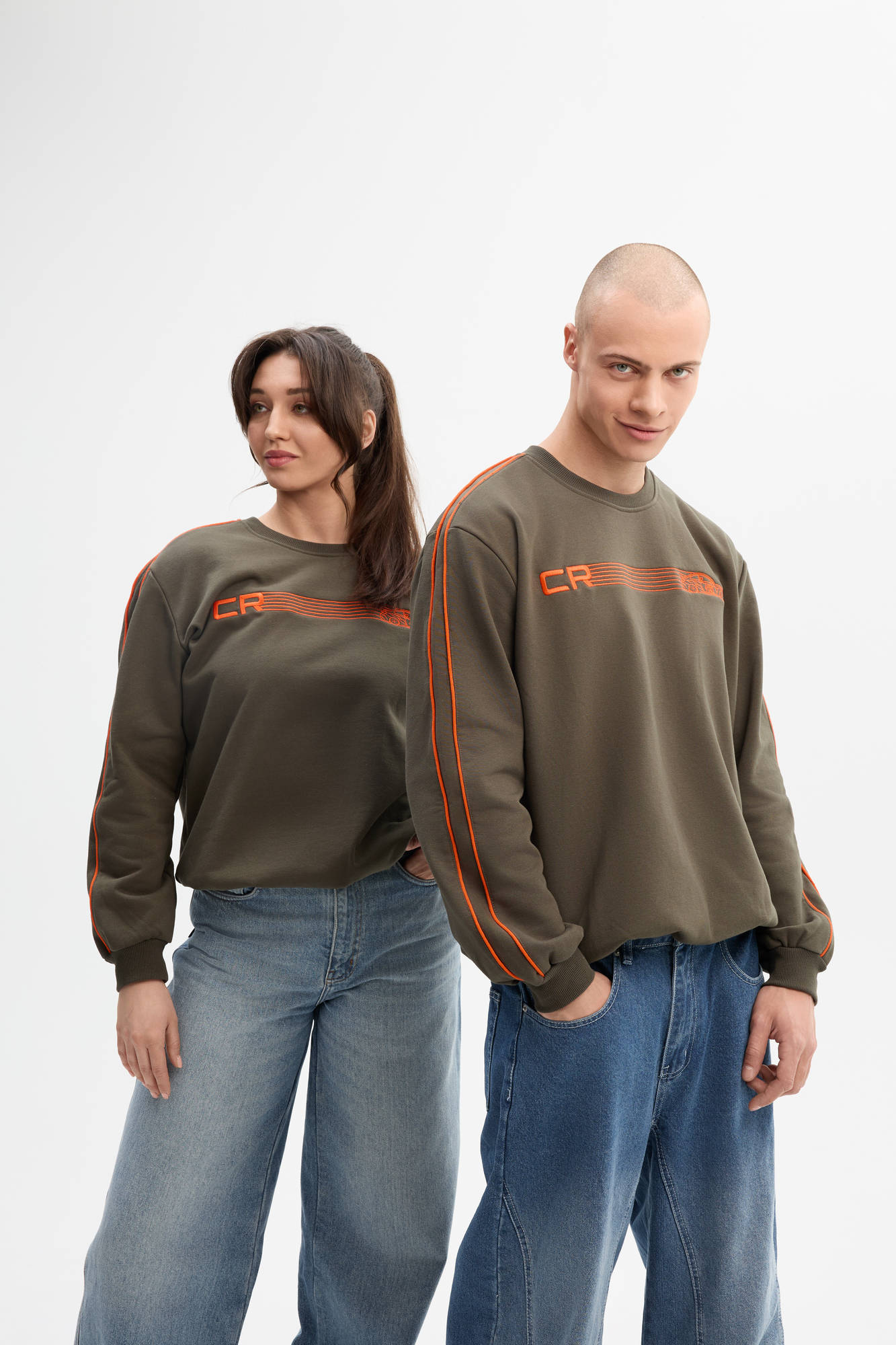 Свитшот хаки Carville Racing 2CR6 