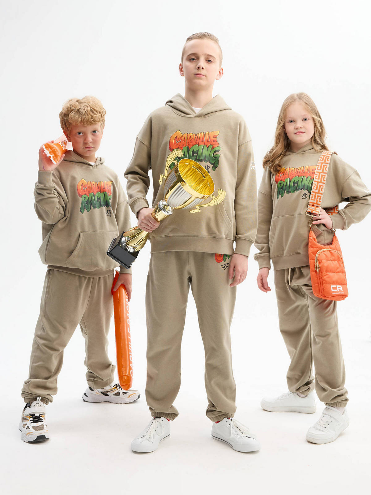 Костюм детский зеленый Carville Racing 4CR09 