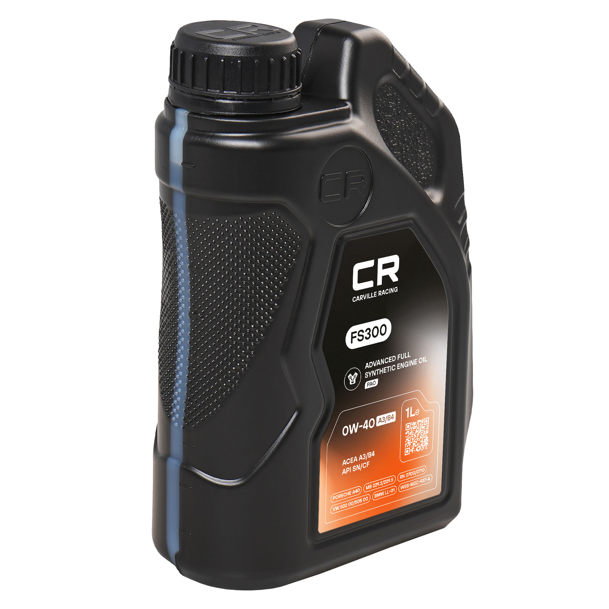 Масло моторное CARVILLE RACING FS300 0W-40 A3/B4 1L Carville Racing L1D00101 