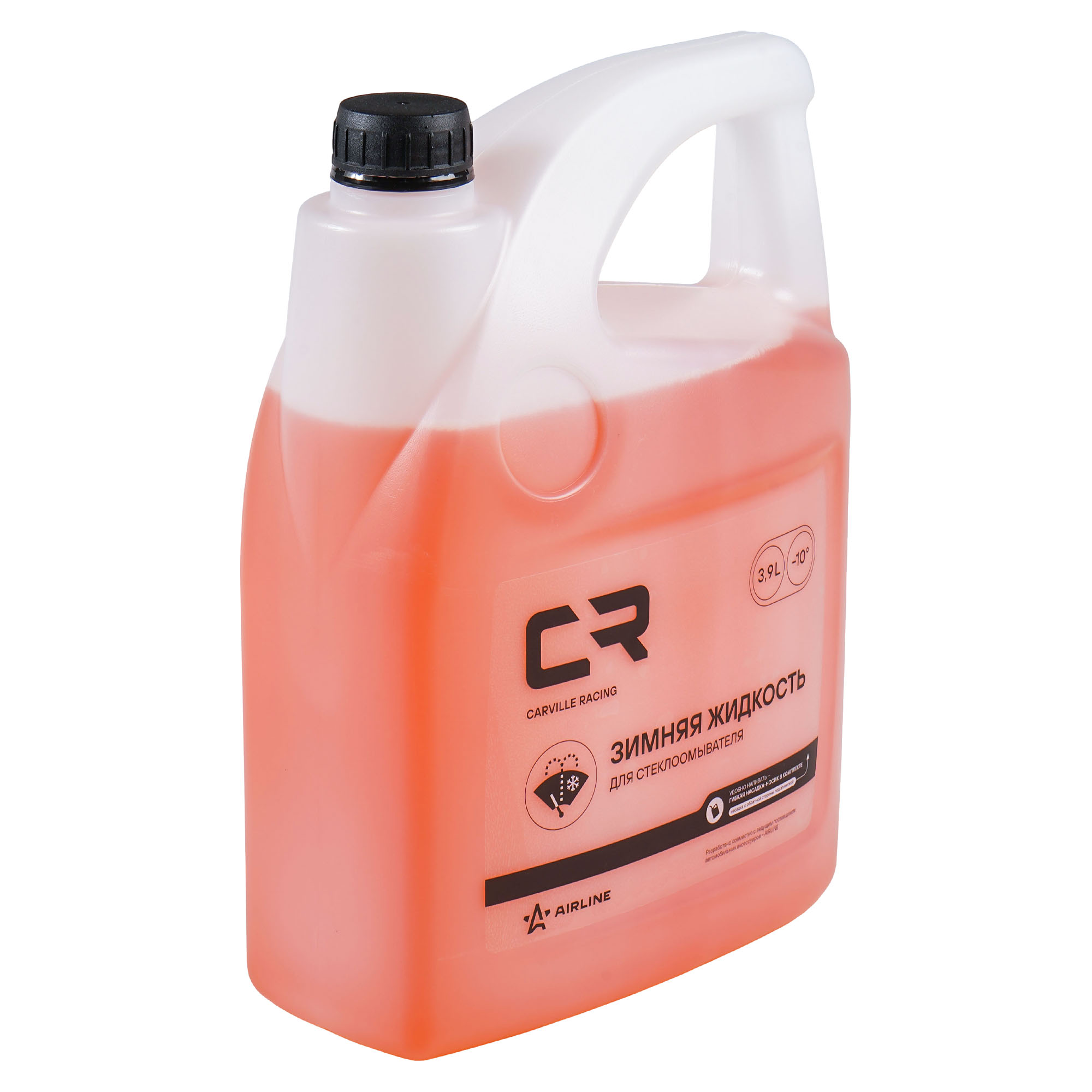 Жидкость стеклоомывателя зимняя -10°С с ароматом грейпфрута, 3.9л Carville Racing S0054010 