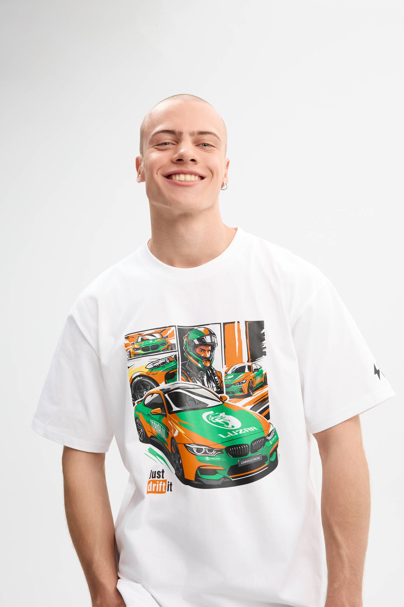 Футболка взрослая унисекс BMW Carville Racing 1CR69 