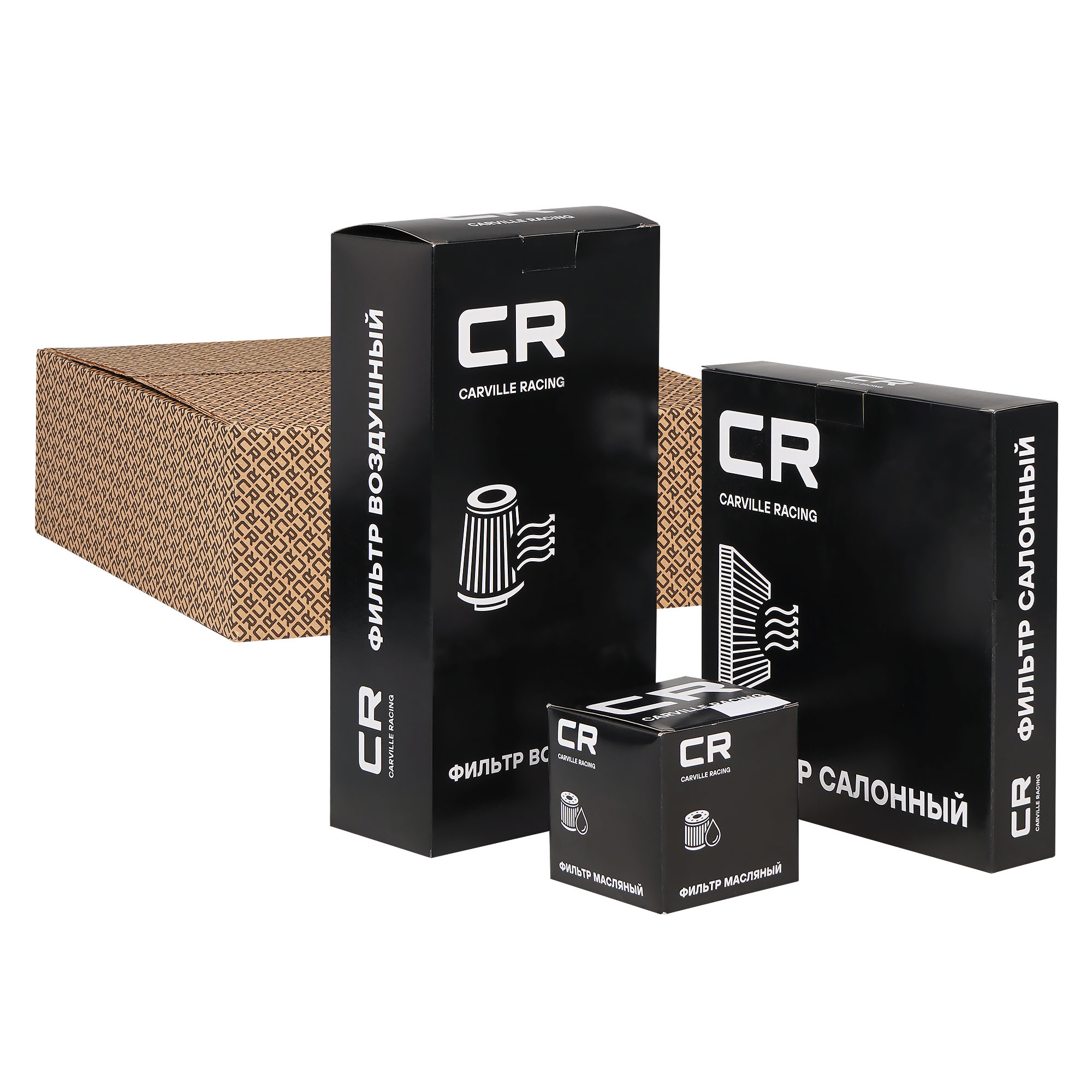 Комплект фильтров для ТО Лада Kalina I,II/Granta I,II Carville Racing CRMP002 2108-1012005 21120-1109080 1118-8122-010