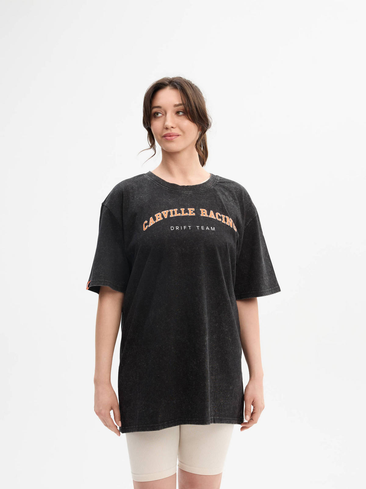 Футболка взрослая унисекс Carville Racing t-shirt_CR2024_black_acid_2XL 