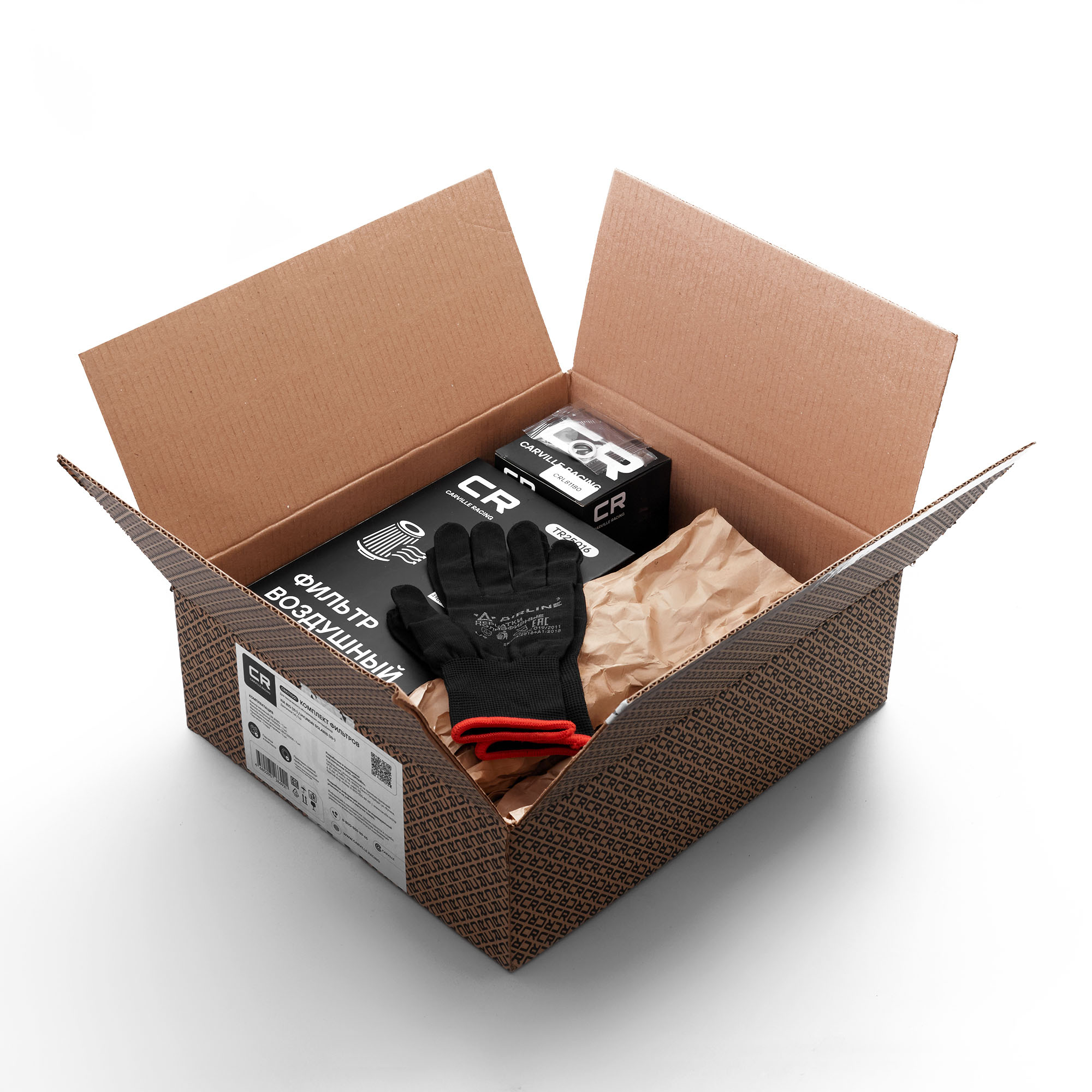 Комплект фильтров для ТО Hyundai Solaris (10-)/Kia Rio (11-) 1.4i/1.6i Carville Racing CRKIT1001 97133-4L000 26300-35505 28113-1R100 21513-23001