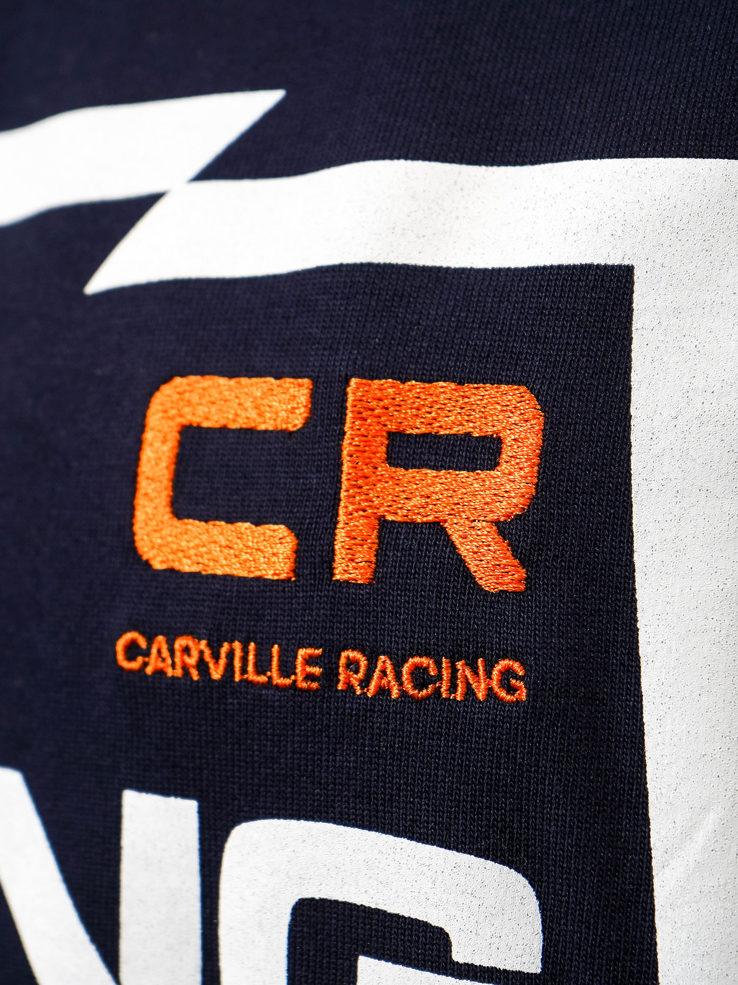 Футболка синяя взрослая принт Carville Racing tshirt_green_drift_inside_2XL 