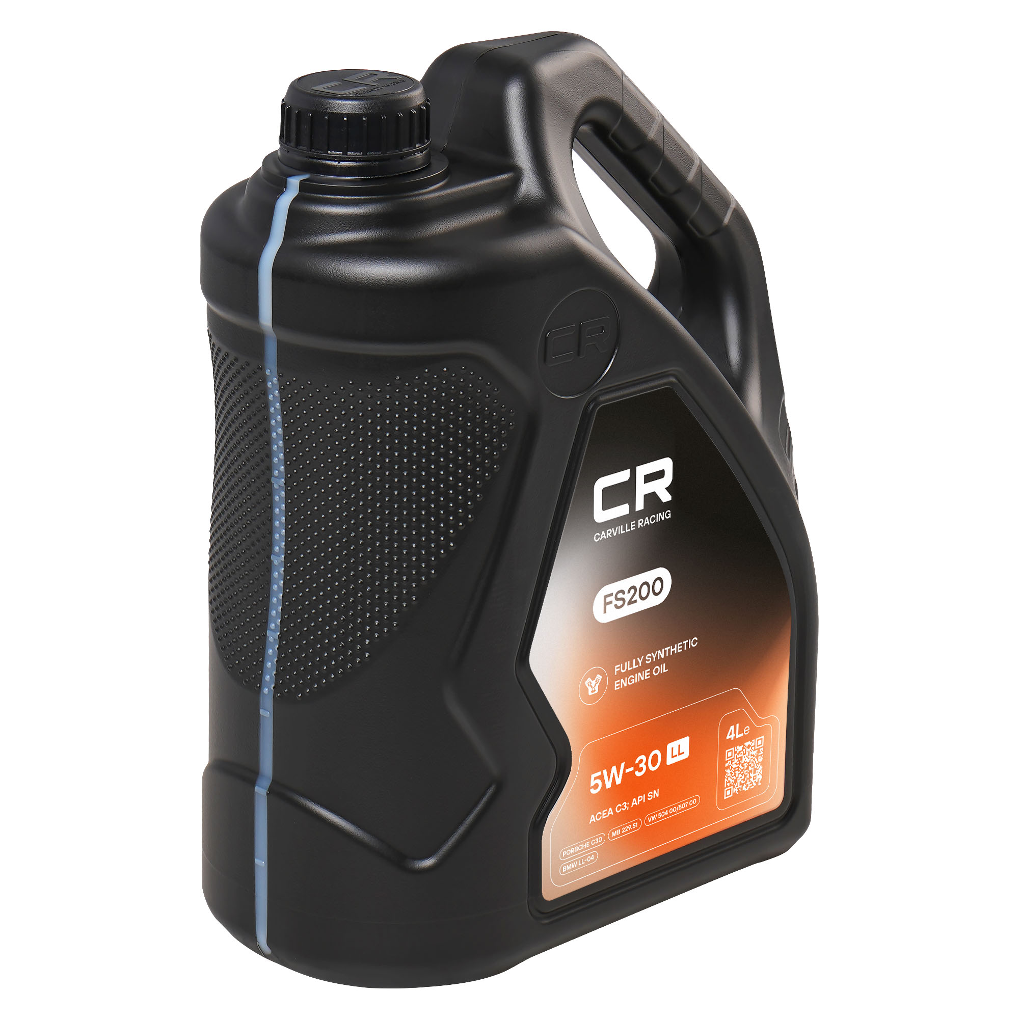 Масло моторное CARVILLE RACING FS200 5W-30 LL 4L Carville Racing L1D00405 A 000 989 22 07 13 FBDR G 052 195 M4