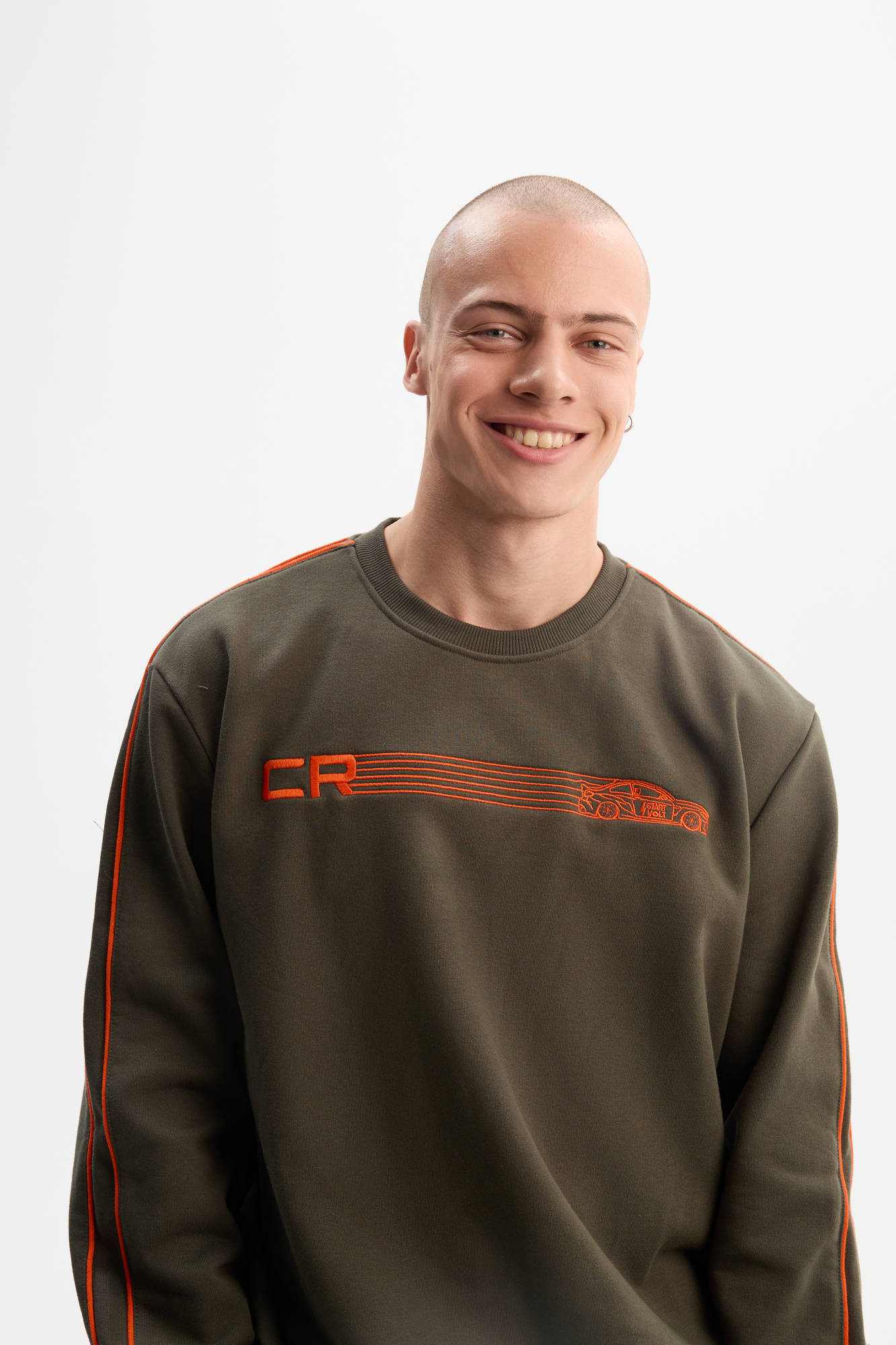 Свитшот хаки Carville Racing 2CR6 