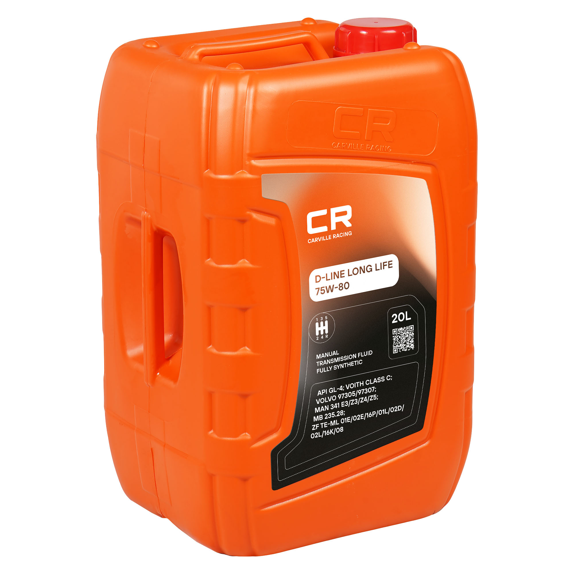 Масло трансмиссионное для МКПП CARVILLE RACING D-LINE LONG LIFE 75W-80 20L Carville Racing L1G02025 