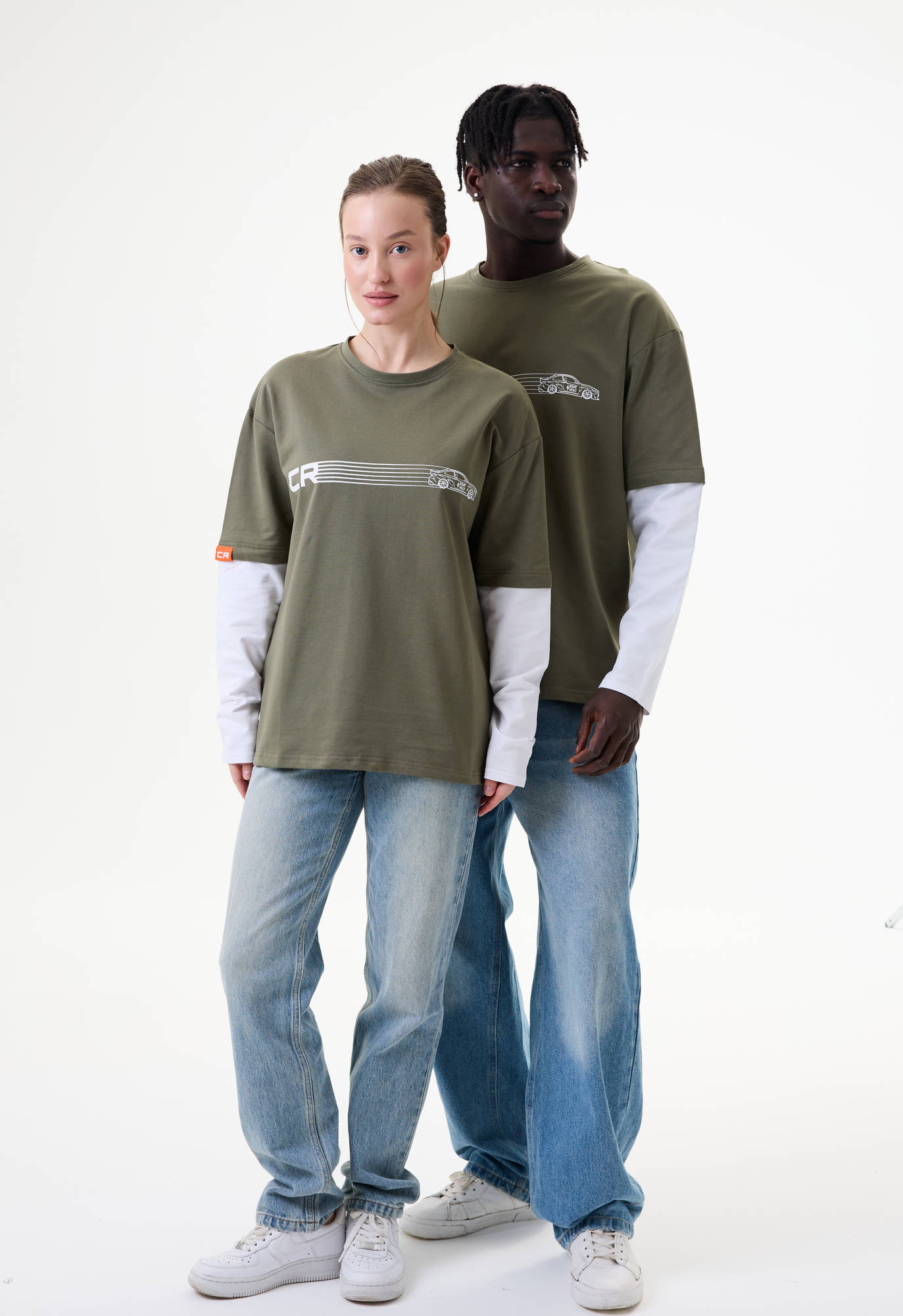 Лонгслив зелёный Carville Racing 1CR29 