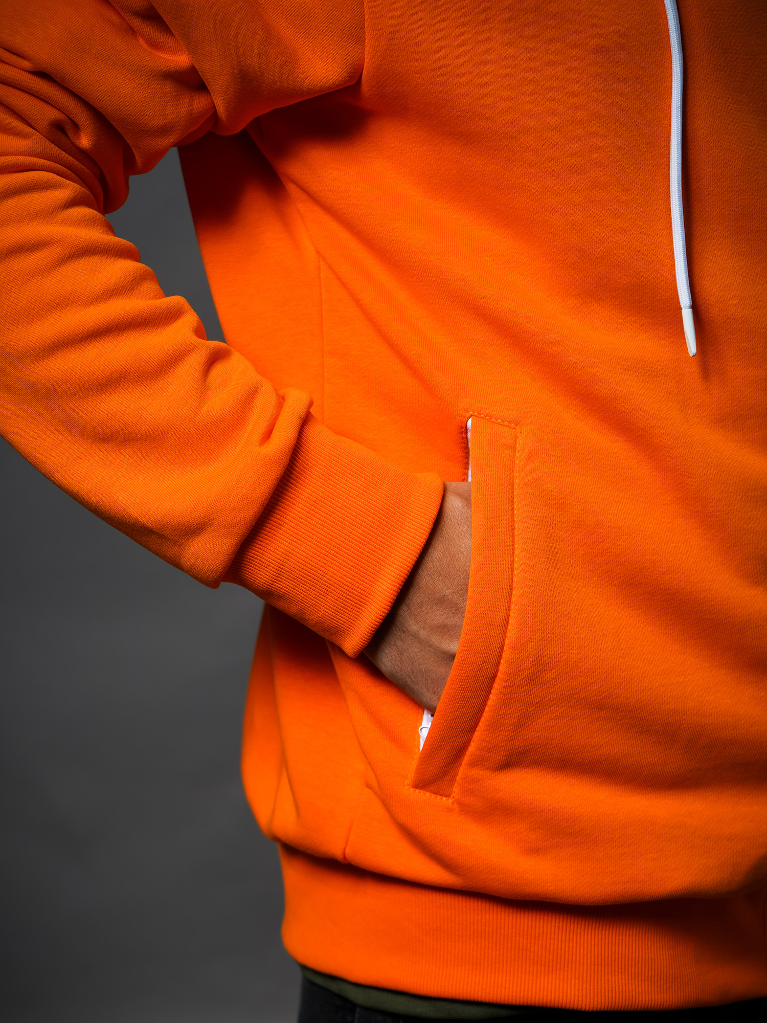 Толстовка оранжевая унисекс Carville Racing hoody_orange_CR24_L(176-182) 
