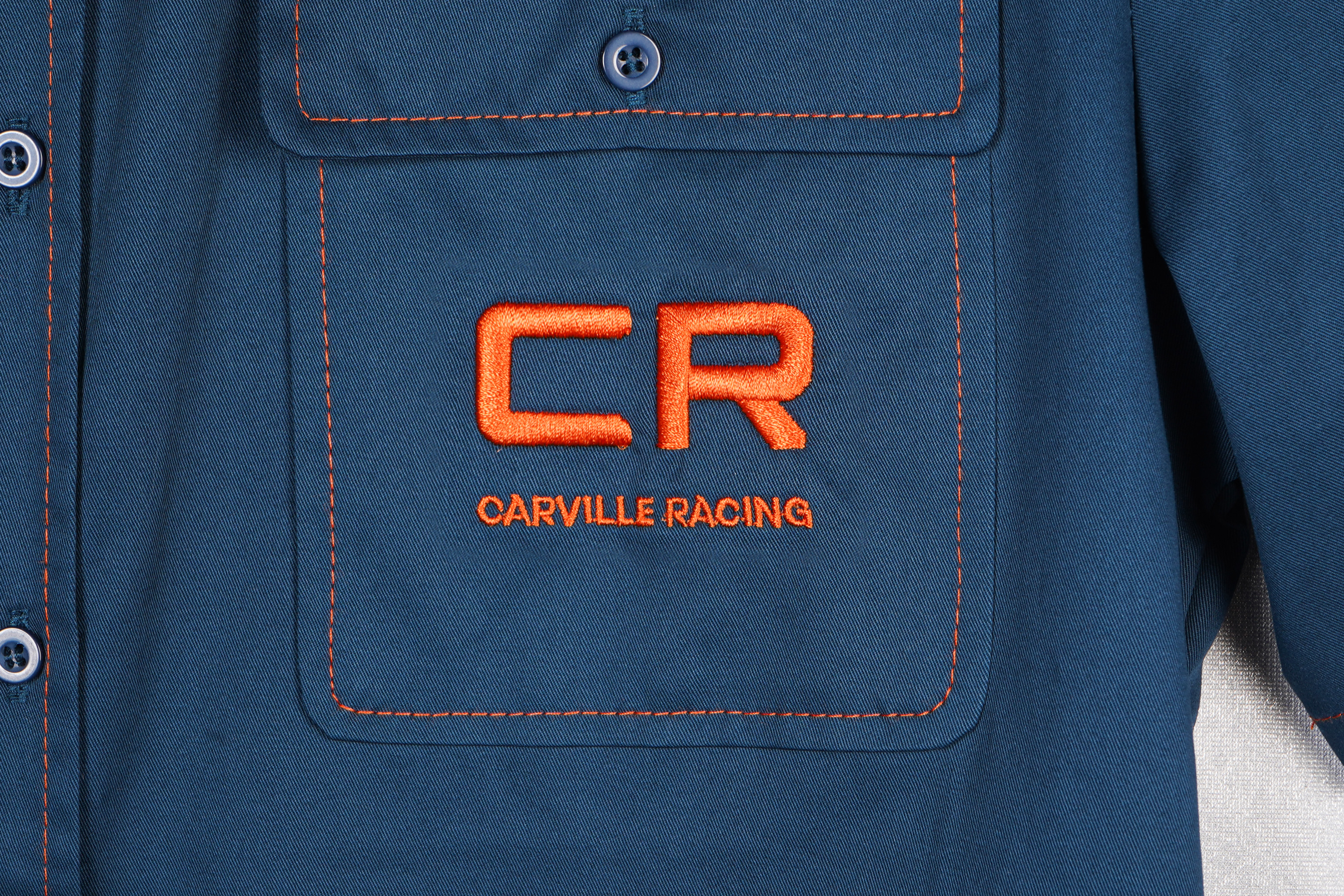 Рубашка синяя Carville Racing 10CR6 