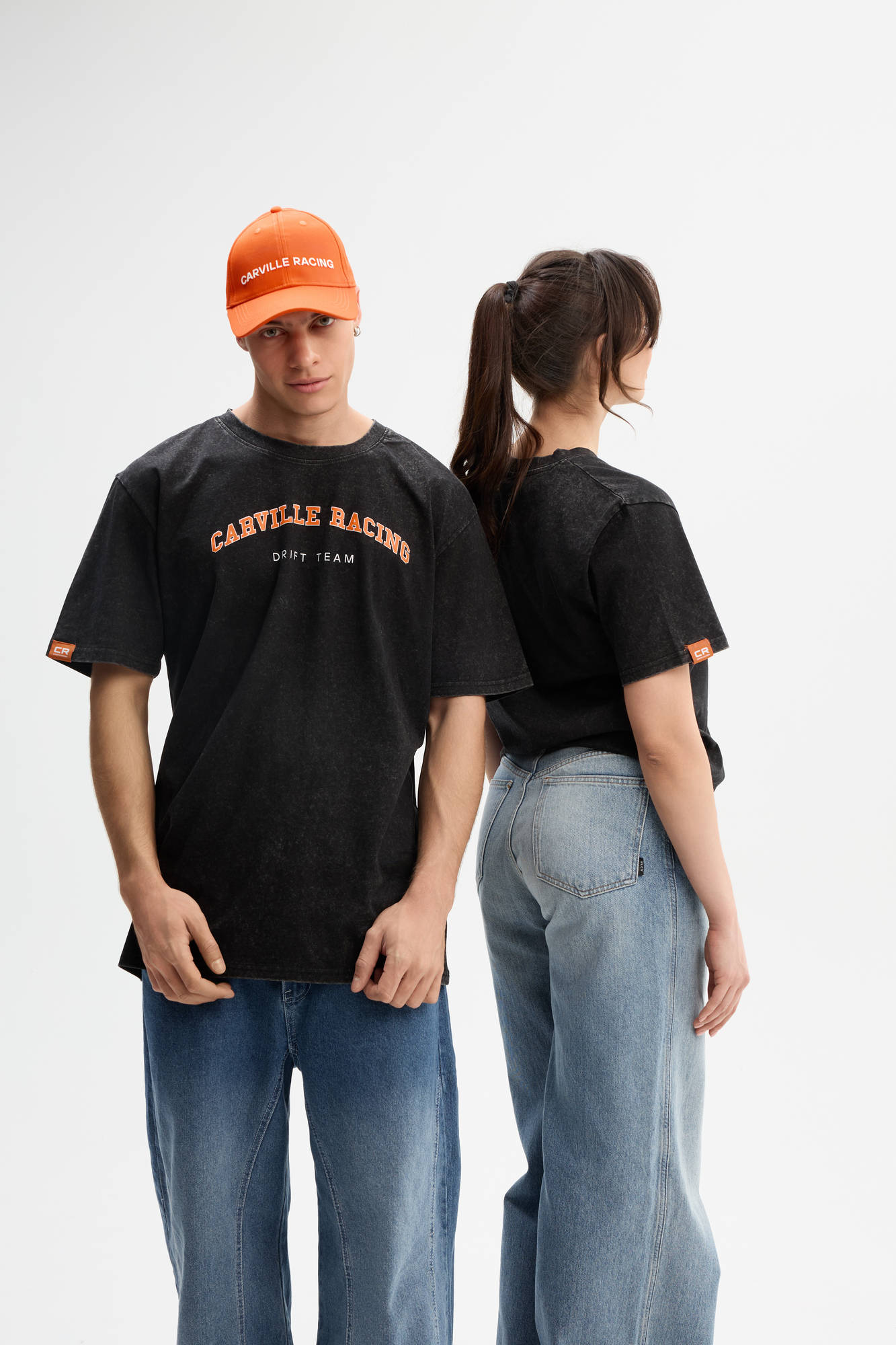 Футболка взрослая унисекс Carville Racing t-shirt_CR2024_black_acid_2XL 