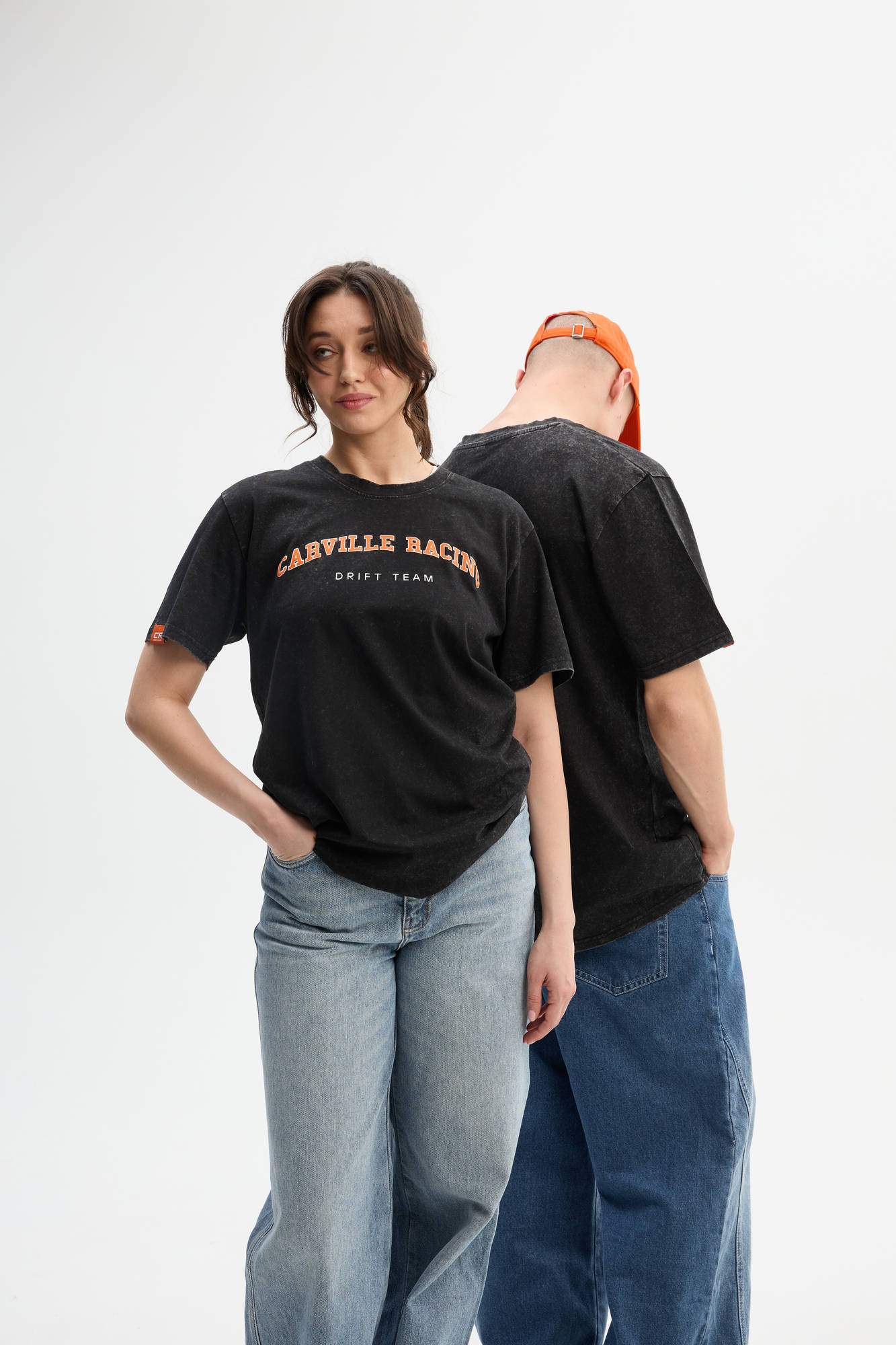 Футболка взрослая унисекс Carville Racing t-shirt_CR2024_black_acid_2XL 