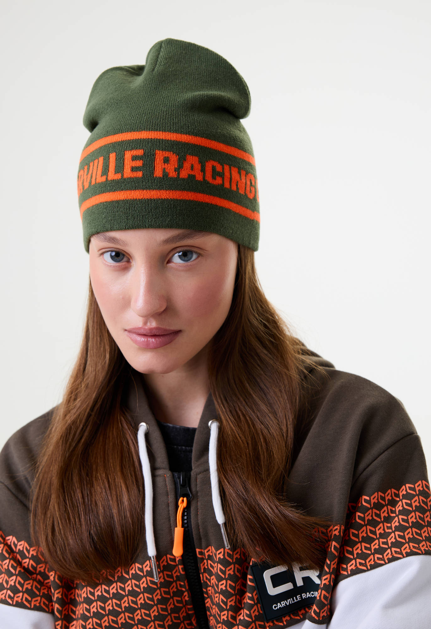 Шапка зеленая Carville Racing Carville Racing 9CR92 