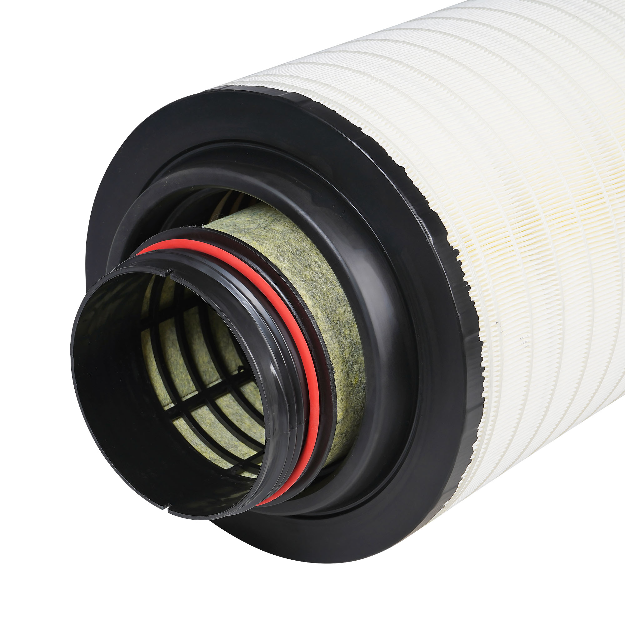 Фильтр воздушный для автомобилей Sitrak C7H/Howo T5G с дв. MC11 Евро-5, внутр.+наружн., комплект 2шт., К2747/К2751 Carville Racing TR55722 К2747 К2751 710W084050032 710W084050032/1 710W080450017/1 710W084050017 PU2747 PU2751 710W084050021