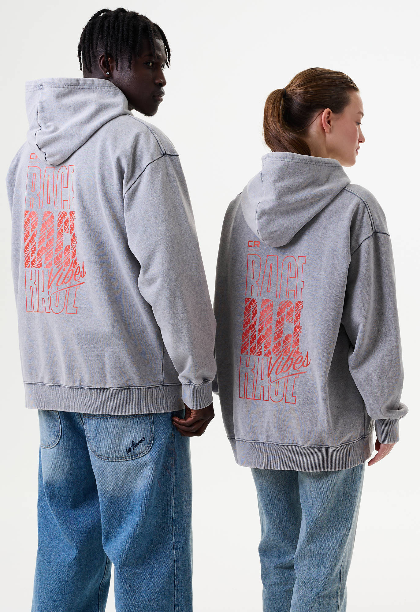 Толстовка серая унисекс Race vibes Carville Racing 2CR22 
