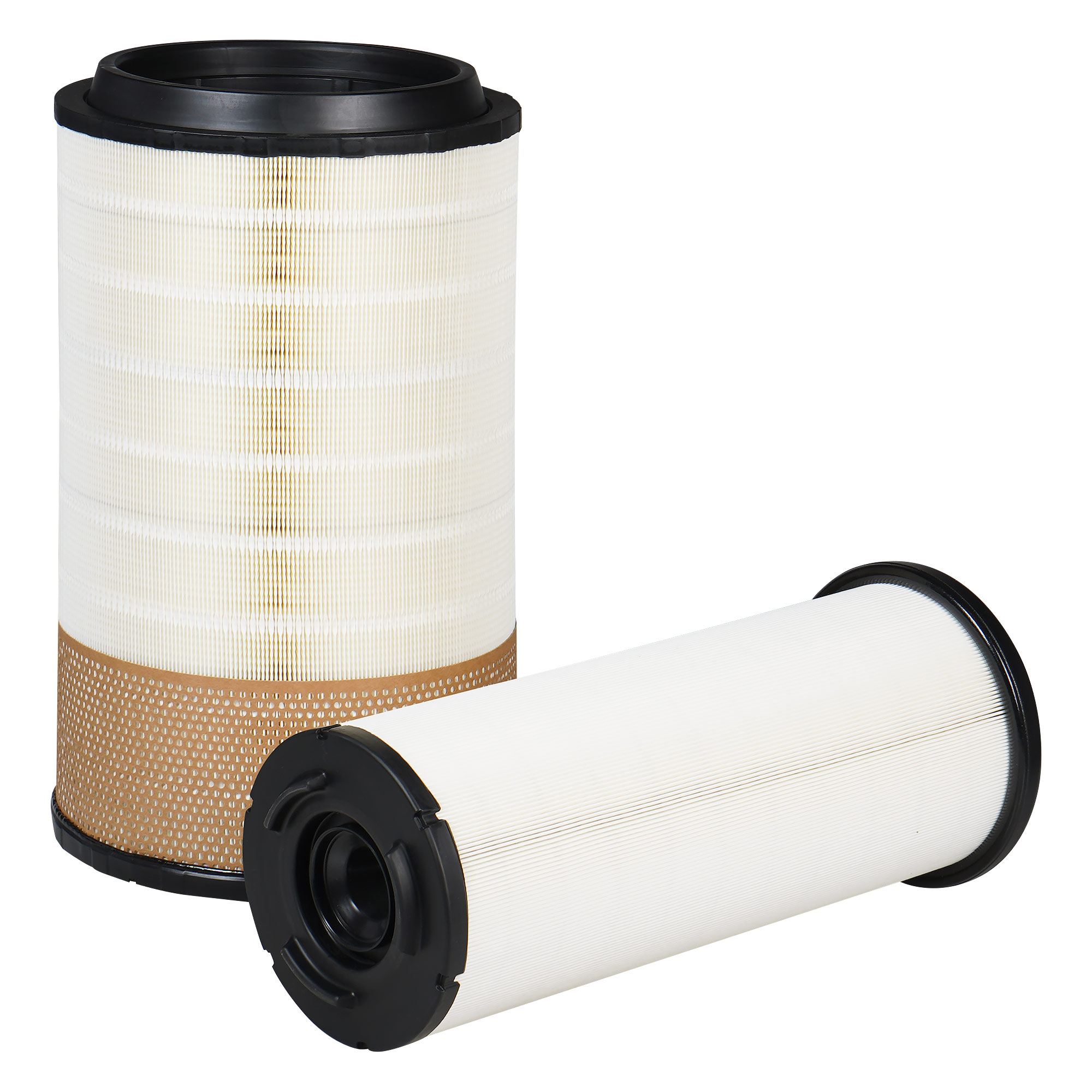 Фильтр воздушный для автомобилей FAW J6 CA3250/CA3310, Евро 5 внутр.+наружн., комплект 2шт Carville Racing TR55727 1109070-76А/1109060-50V K2845 110907050V 110907050VA 110907076A 110907076AA WG9725191102