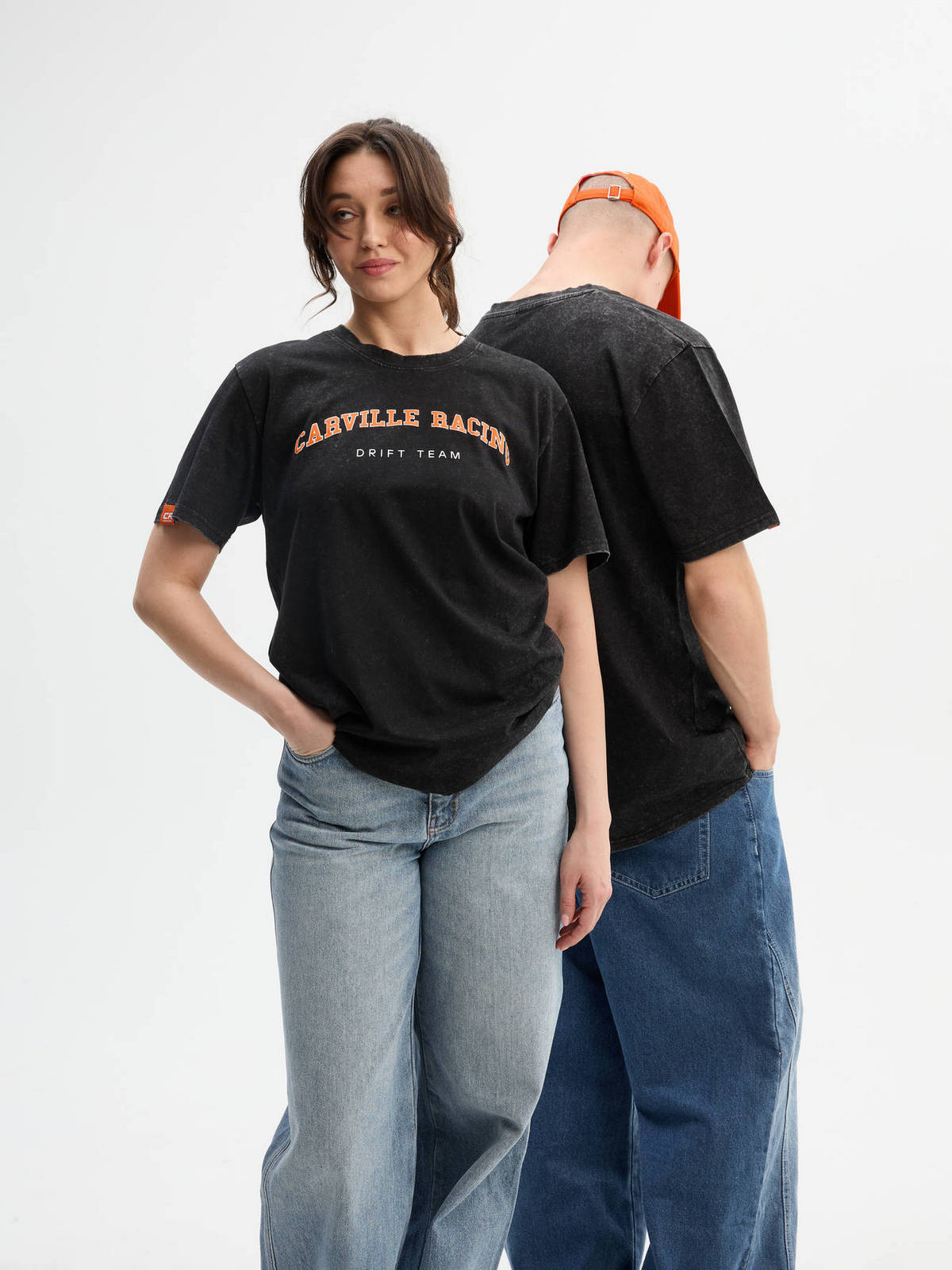 Футболка взрослая унисекс Carville Racing t-shirt_CR2024_black_acid_2XL 