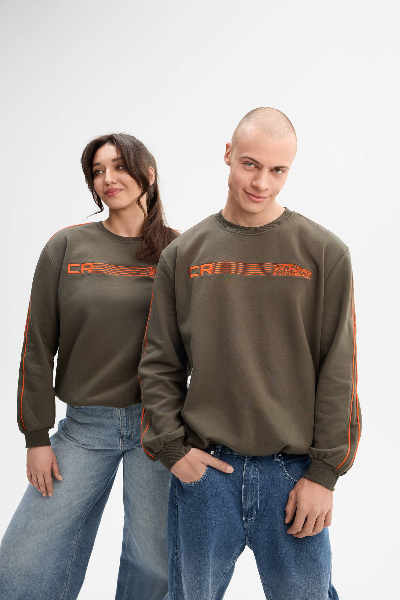 Свитшот хаки Carville Racing 2CR6 