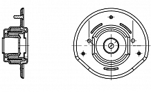 Опора амортизатора для автомобилей Dodge Caravan IV (01-)/Chrysler Voyager IV (01-) (передняя с подшипником)