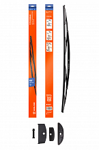 Щетка стеклоочистителя 1000 мм (40") каркасная грузовая 3 адаптера "Clasp" в комплекте