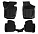 Ковры для Skoda Rapid (13-), 4 шт., (крепеж), выс. борт, 3D, ТЭП, черн. airline ACM-PS-61 5JB 061 550 5JB 061 404 B