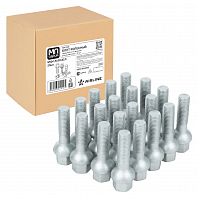Болт колесный M12x1,5x32x62,5, сфера R12, ключ 17, дакромет, 20 шт для а/м Mercedes