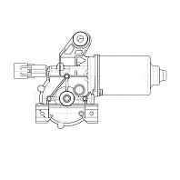 Моторедуктор стеклоочистителя для автомобилей Chevrolet Spark M300 (09-)/Ravon R2 (15-) (перед.)