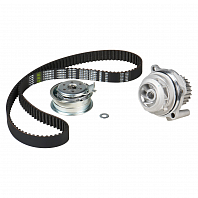 Ремкомплект ГРМ для автомобилей VW Passat B5 (96-)/Golf IV (97-)/Audi A4 (00-)/A6 (97-) 1.6i (помпа/ремень/ролик)
