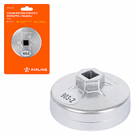 Съемник масляного фильтра "Чашка" 74мм, 8 граней