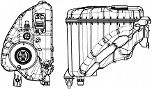 Бачок расширительный охлаждающей жидкости для а/м BMW 5 (G30) (16-)/6 (G32) (17-)/7 (G11) (15-) [B46; B48]