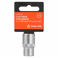 Головка торцевая 1/2" DR двенадцатигранная 12мм, пласт. подвес