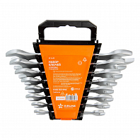 Набор ключей рожковых PRO 8 пр. (8х10-22х24мм) холдер