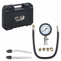 Компрессометр для бензиновых двигателей PRO, набор 8пр., кейс