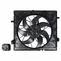 Электровентилятор охлаждения Mercedes-Benz GL (W166) (12-)/ML (W166) (11-)/GLE (W166) (15-) [M276] (с кожухом)