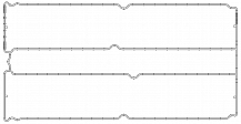 Прокладка клапанной крышки для а/м Ford Focus I (98-)/Mondeo II (96-) 1.8i/2.0i