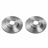 Комплект тормозных дисков для автомобилей Hyundai Solaris (10-) (17-) передняя ось d=256, высота 43.7mm