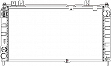 Радиатор охлаждения для а/м Лада 2190 Гранта АТ (паяный)