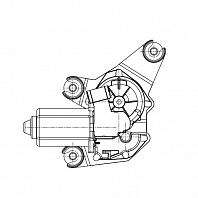 Моторедуктор стеклоочистителя для автомобилей Mercedes ML W164 (05-)/GL X164 (06-)(задний)