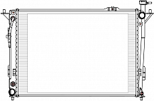 Радиатор охлаждения для а/м Hyundai Santa Fe (CM) (06-) (рестайлинг 09-) 2.4i (тип Halla)