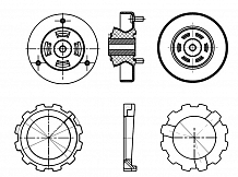 Опора амортизатора для автомобилей BMW 5 E39 (95-) (задняя)