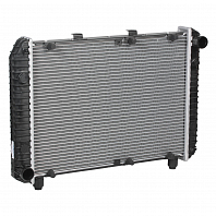 Радиатор охлаждения алюминиевый для автомобилей ГАЗ 3110 Волга (паяный)