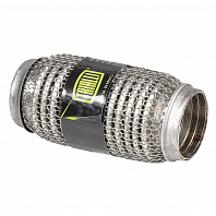 Виброкомпенсатор выхлопной трубы (Гофра) 50x150 Hydra/Wire Mesh (нержавеющая сталь)
