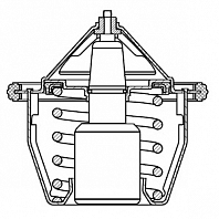 Термостат для автомобилей  Subaru Outback (09-)/Impreza (08-) 1.5i/2.0i/2.5i (88°С) (термоэл.)