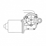 Моторедуктор стеклоочистителя для автомобилей Kia Sorento (02-) (перед.)