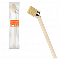 Кисть для пасты шиномонтажной 360мм, изогнутая, дерево, натуральный ворс 50мм, d50мм