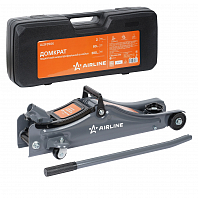 Домкрат подкатной 2т 80-380мм, низкопрофильный, кейс МП-серия