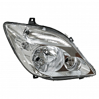 Фара для автомобилей Mercedes-Benz Sprinter (06-) (головного света) галоген, электрический корректор., с противотуманной фарой, правая