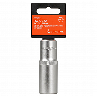 Головка торцевая 1/2" DR двенадцатигранная 21мм глубокая, пласт. подвес