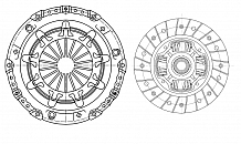 Комплект сцепления для автомобилей Jetour Dashing (23-) 1.5i без муфты